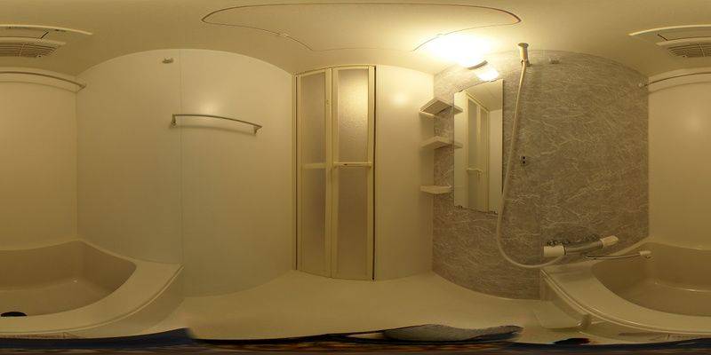 パノラマ画像バスルーム