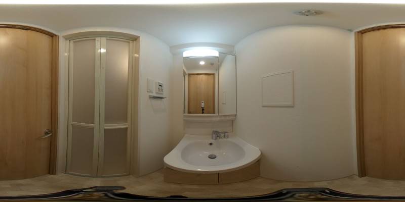 パノラマ画像洗面所