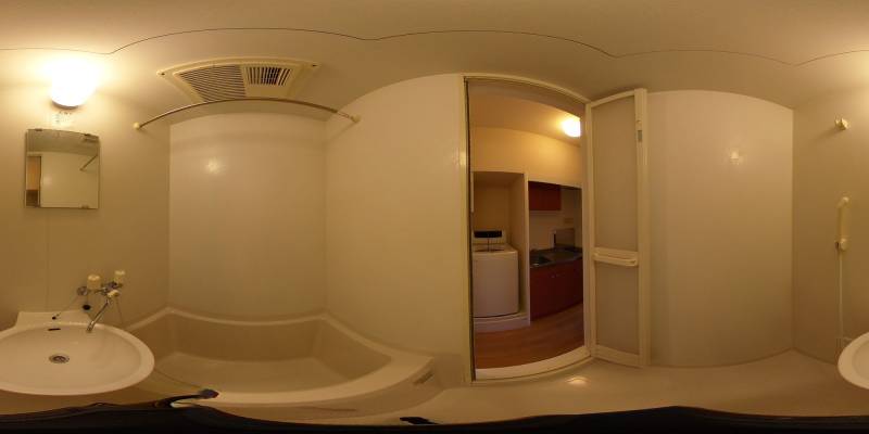 パノラマ画像バスルーム
