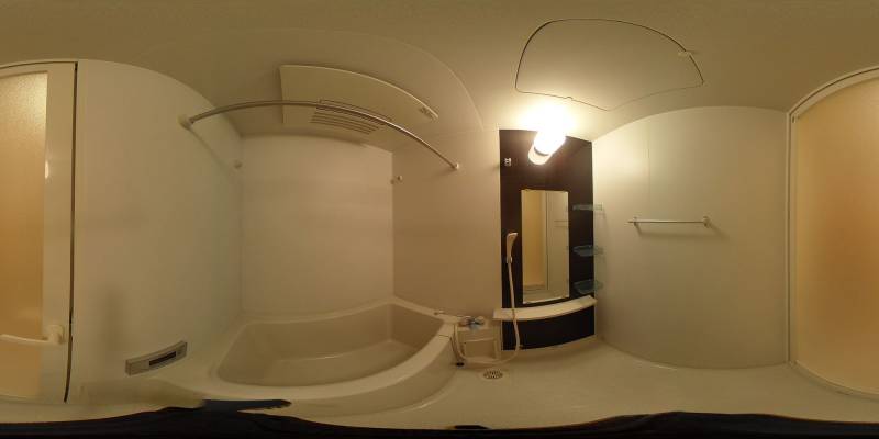 パノラマ画像バスルーム