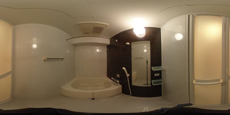 パノラマ画像バスルーム