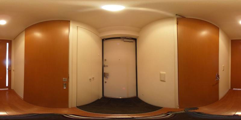 パノラマ画像玄関