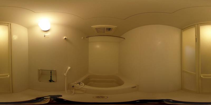 パノラマ画像バスルーム