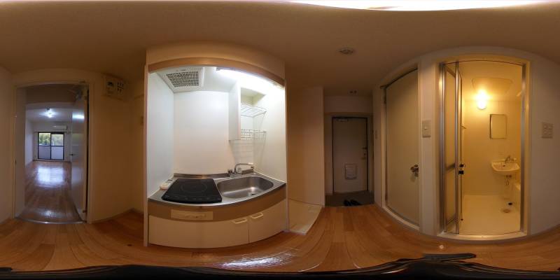 パノラマ画像キッチン