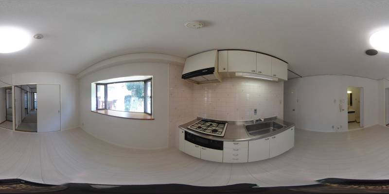 パノラマ画像キッチン