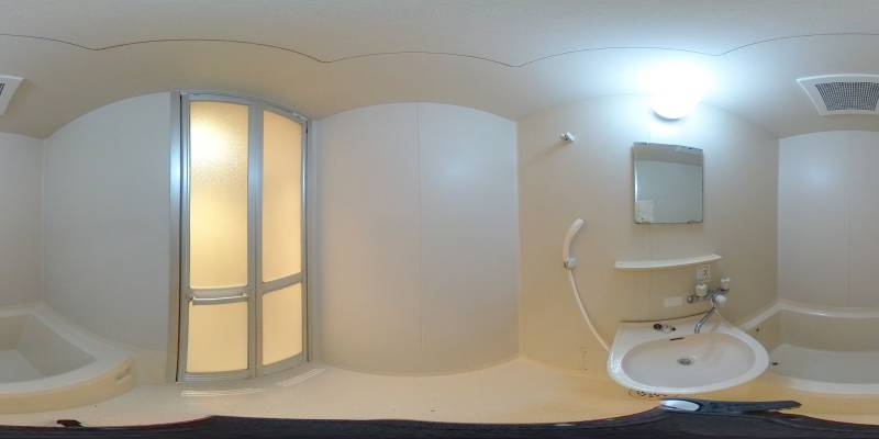 パノラマ画像バスルーム