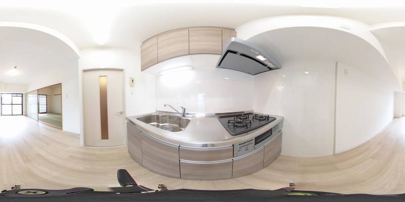 パノラマ画像キッチン