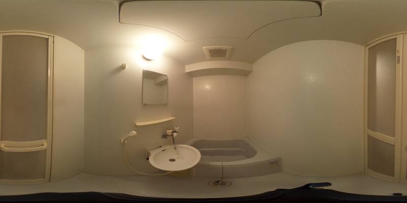 パノラマ画像バスルーム