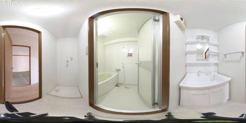 パノラマ画像洗面所