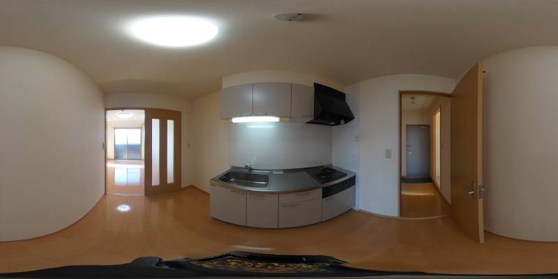 パノラマ画像キッチン