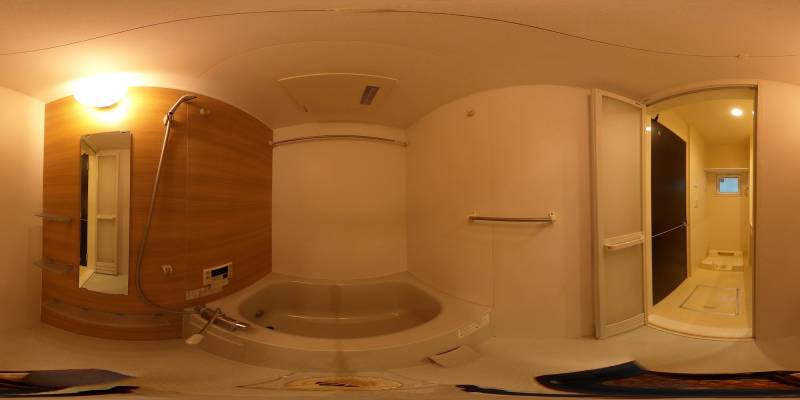 パノラマ画像バスルーム