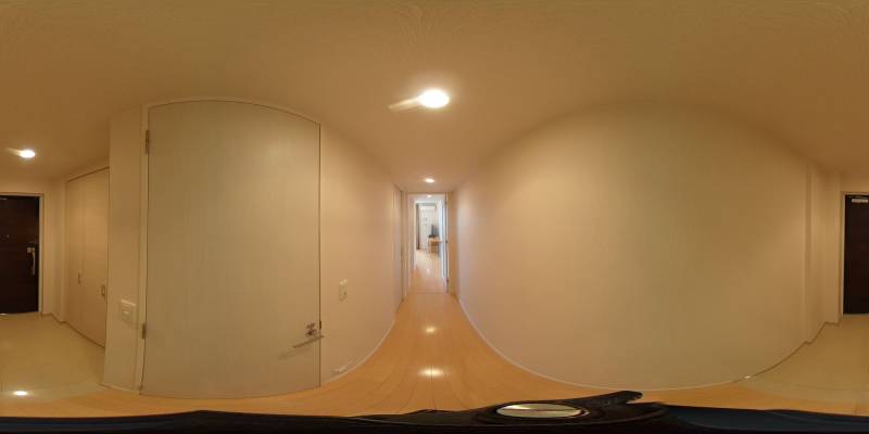 パノラマ画像玄関