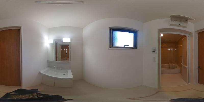 パノラマ画像洗面所