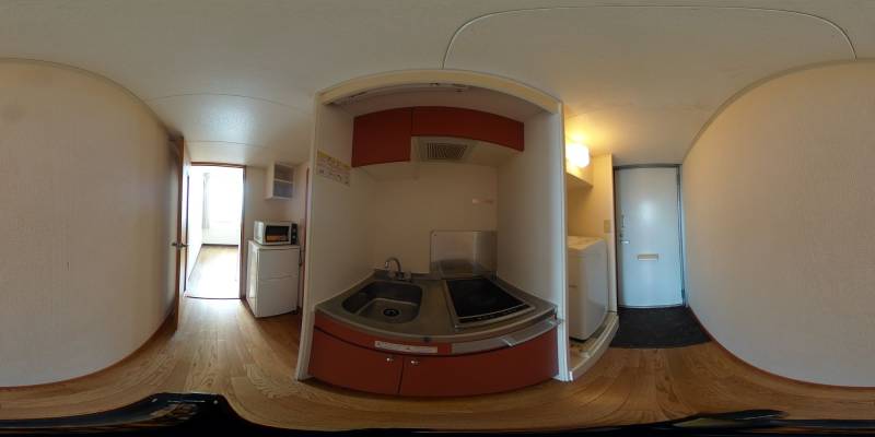 パノラマ画像キッチン
