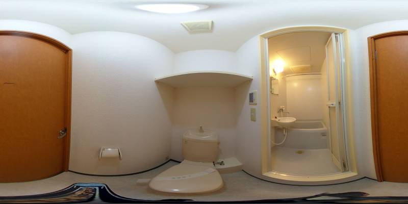 パノラマ画像バスルーム