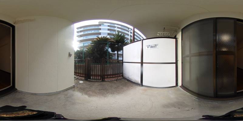 パノラマ画像バルコニー