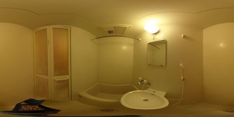 パノラマ画像バスルーム