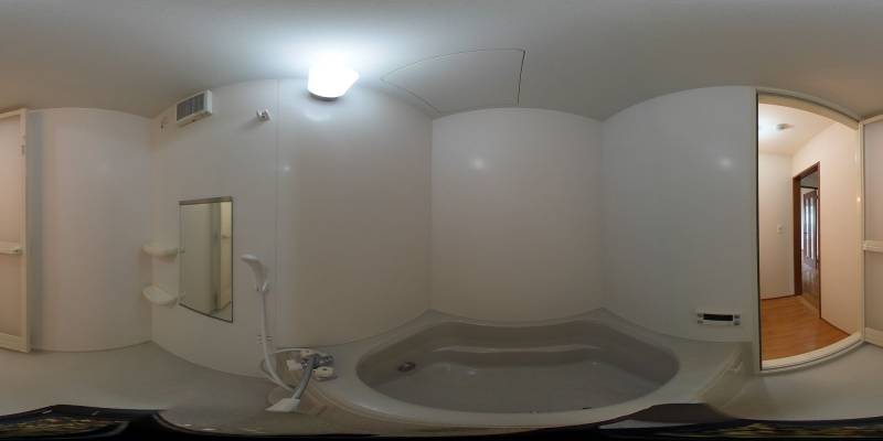 パノラマ画像バスルーム