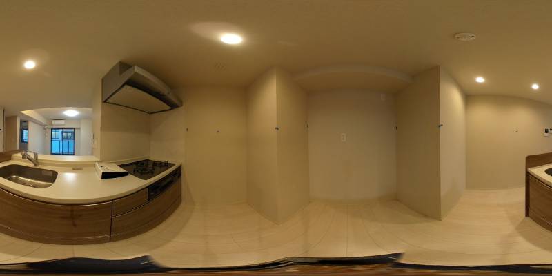 パノラマ画像キッチン