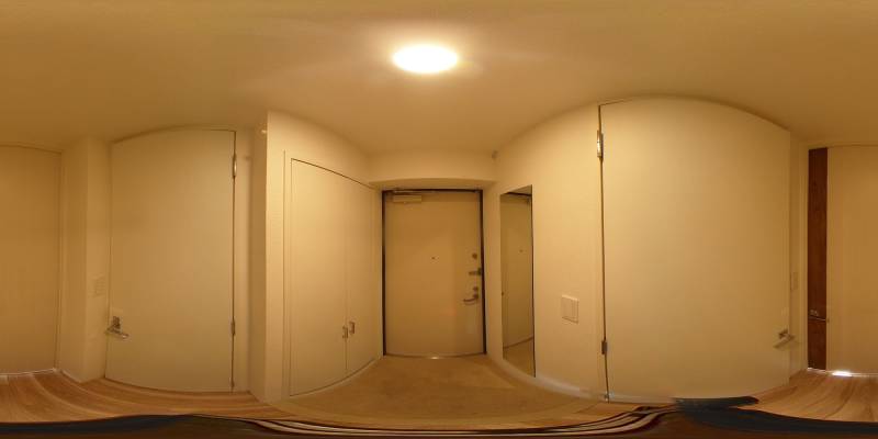 パノラマ画像玄関