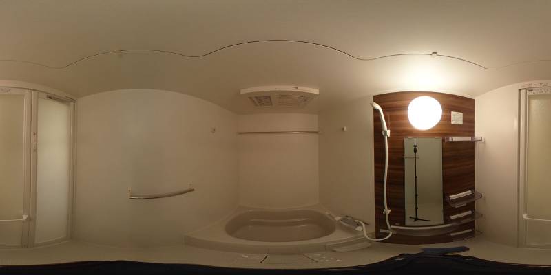 パノラマ画像バスルーム