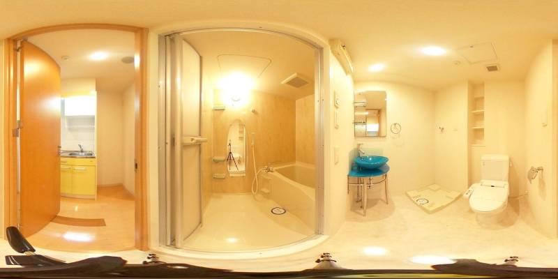 パノラマ画像バスルーム