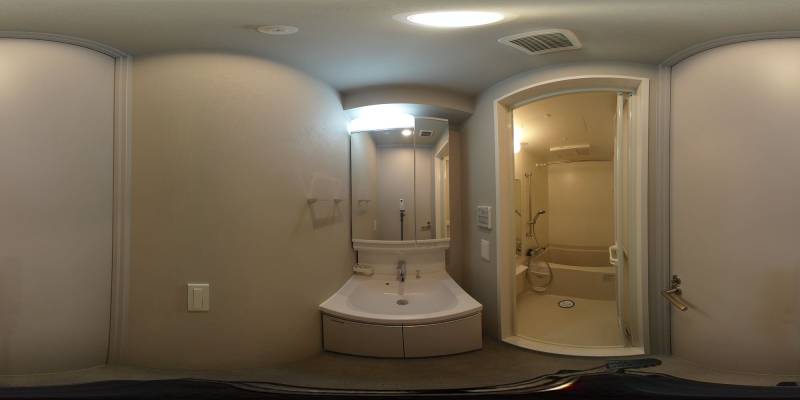 パノラマ画像洗面所