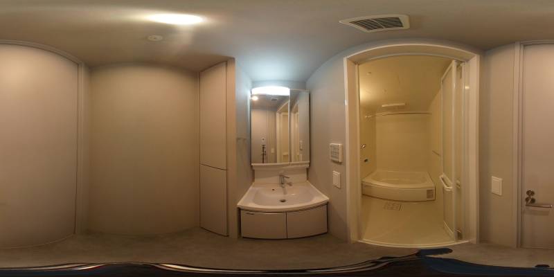 パノラマ画像洗面所