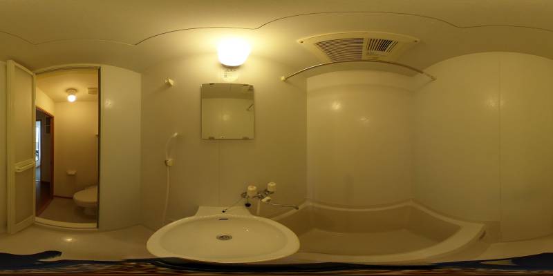 パノラマ画像バスルーム