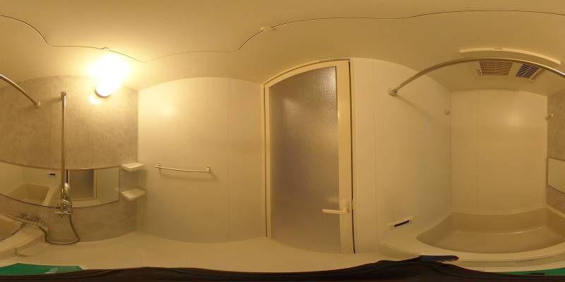 パノラマ画像バスルーム