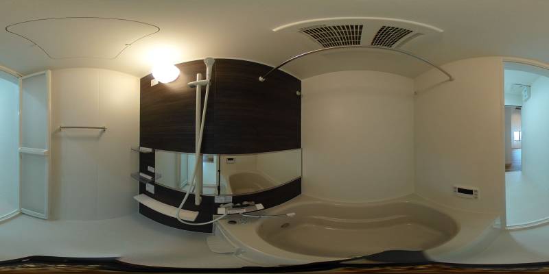 パノラマ画像バスルーム