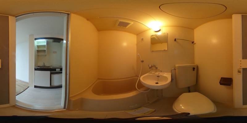 パノラマ画像バスルーム