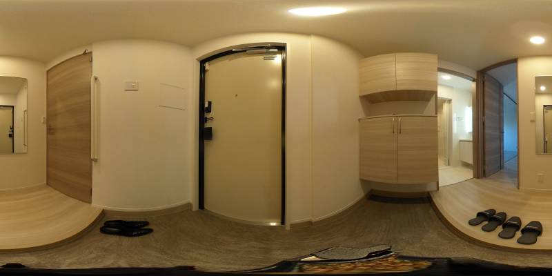 パノラマ画像玄関