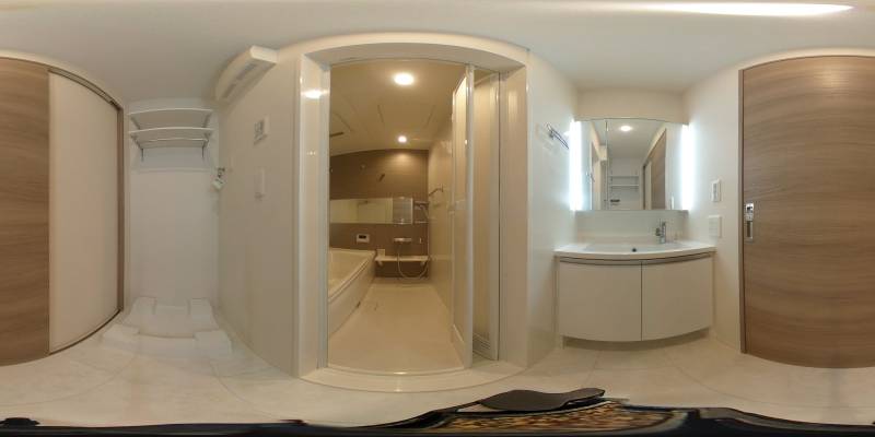 パノラマ画像洗面所