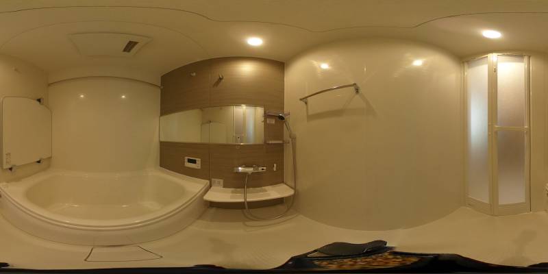 パノラマ画像バスルーム