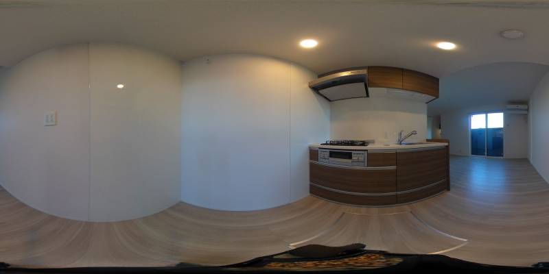 パノラマ画像キッチン