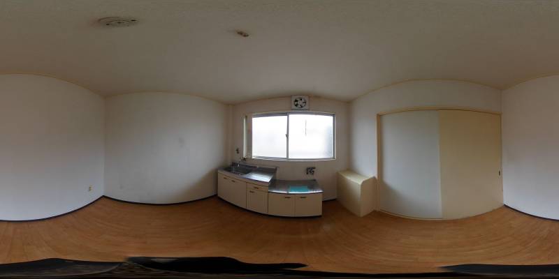 パノラマ画像キッチン