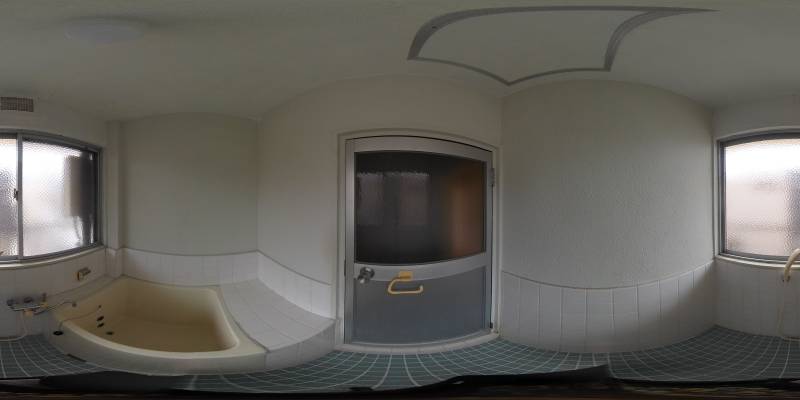パノラマ画像バスルーム