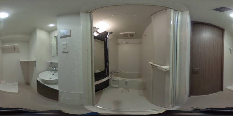 パノラマ画像バスルーム