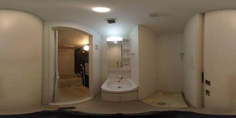 パノラマ画像洗面所