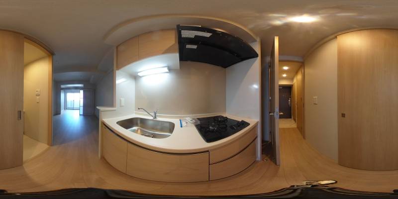 パノラマ画像キッチン