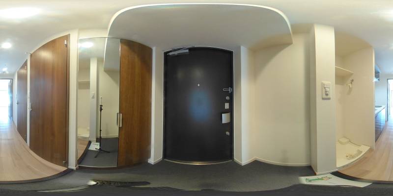 パノラマ画像玄関