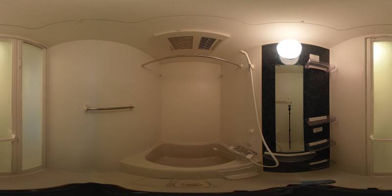 パノラマ画像バスルーム