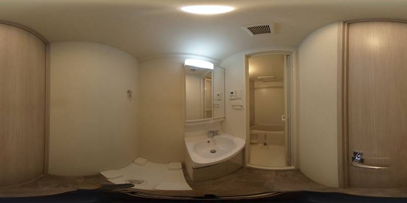 パノラマ画像洗面所