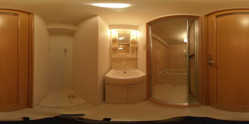 パノラマ画像洗面所