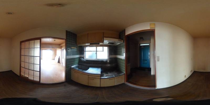 パノラマ画像キッチン