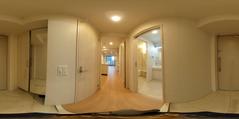 パノラマ画像玄関