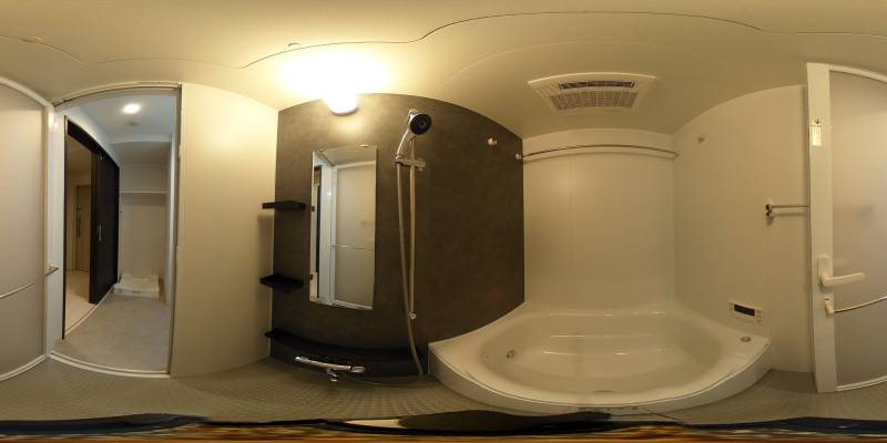 パノラマ画像バスルーム