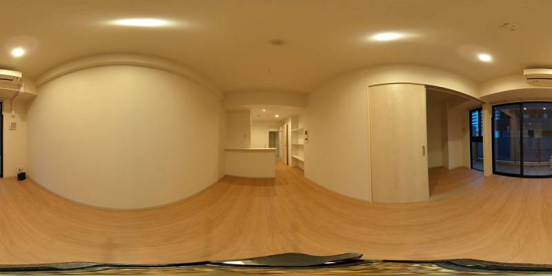 パノラマ画像リビング