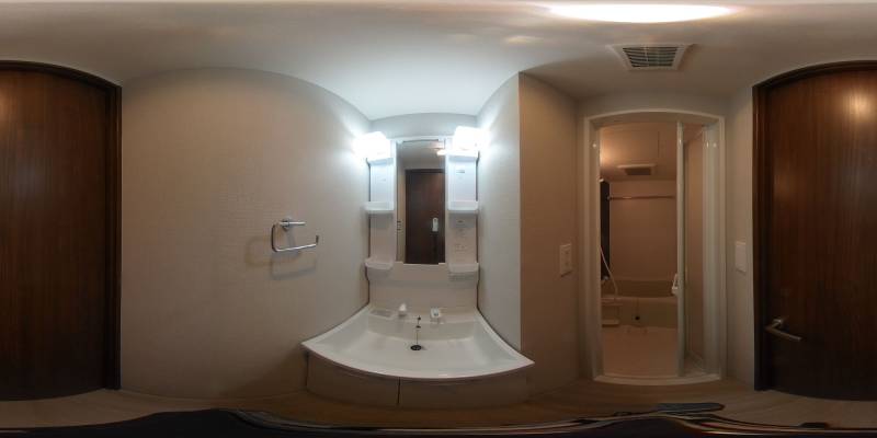 パノラマ画像洗面所